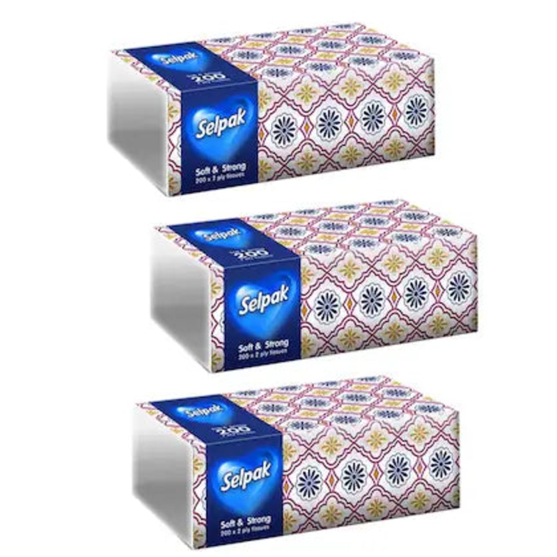 Selpak Comfort  550 Single Facial Tissue (Buy 2 Get 1) | Selpak In Lebanon