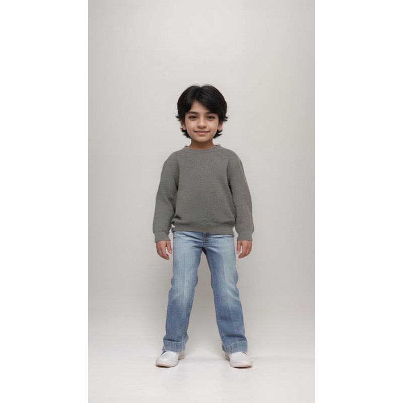 Terranova Boy’s Grey Long-Sleeve Blouse| Terranova In Lebanon