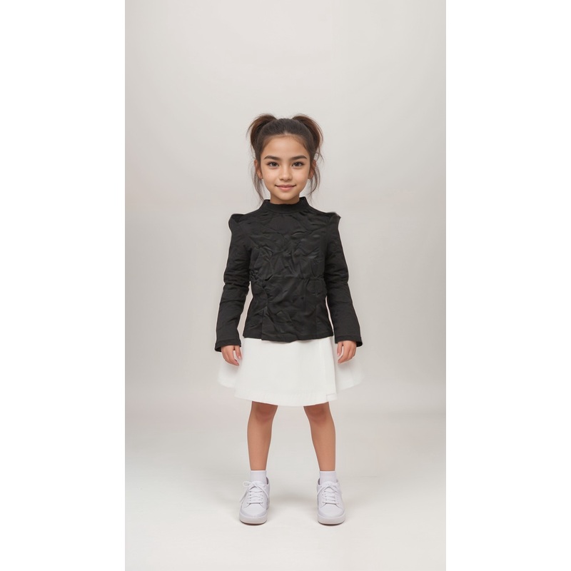 Terranova Girl’s Black Long-Sleeve Blouse |Terranova in Lebanon