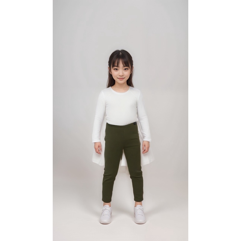 Terranova Girl’s Olive Green Leggings| Terranova In Lebanon