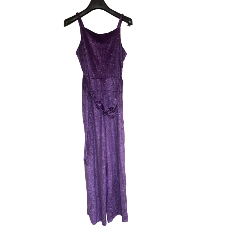 Terranova Girl’s Purple Glitter Jumpsuit  | Terranova In Lebanon
