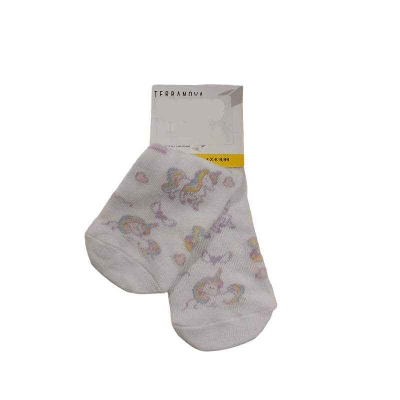 Terranova Girl’s White Printed Socks| Terranova In Lebanon