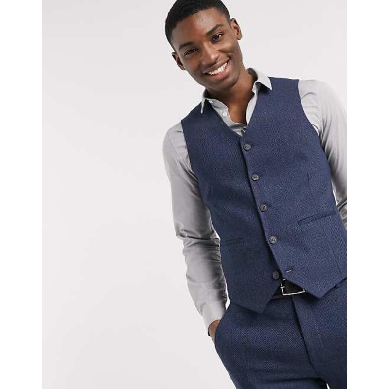 Asos Design Men’s Navy Vest ANF3004