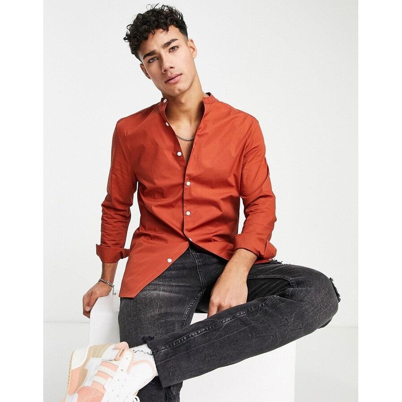 Asos Design Men’s Orange Shirt ANF3302