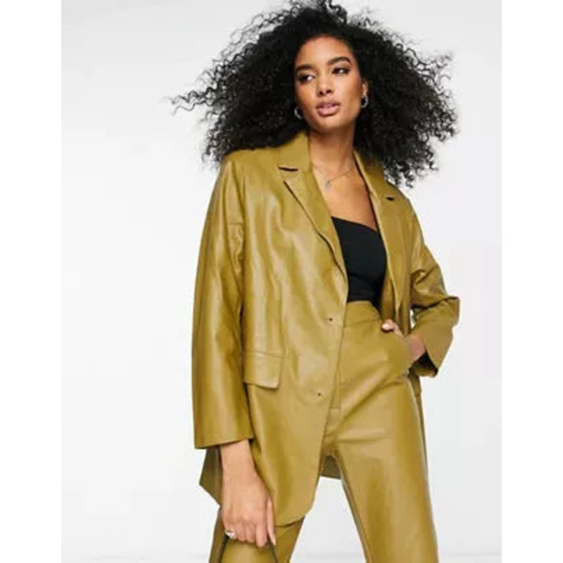 Asos Design  Women’s Khaki Blazer ANF1764