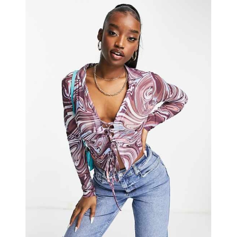 ASOS DESIGN  Women’s  Multicolor  Blouse ANF3106