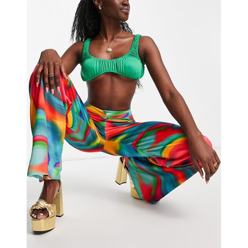 Asyou Women’s Multicolor Trouser ANF3109