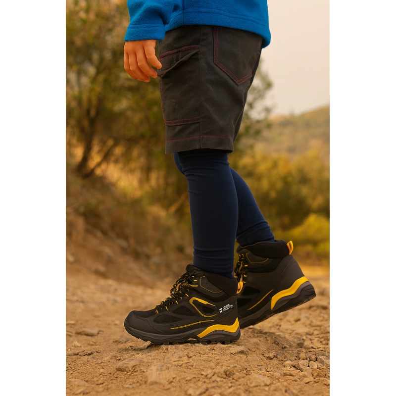 Jack Wolfskin Boy’s Black MTN Hiker Shield Mid K Boots|Jack Wolfskin in Lebanon