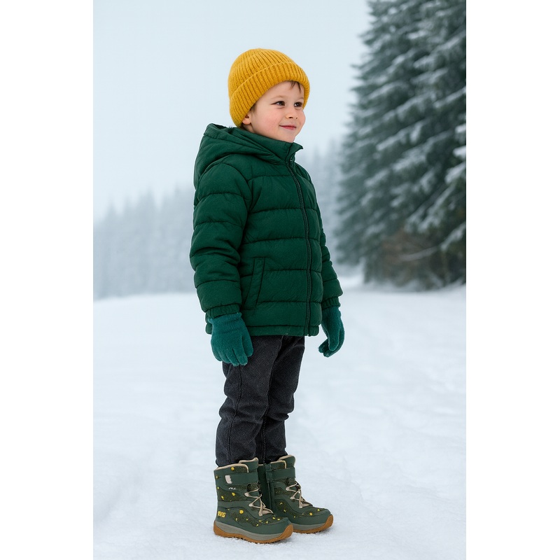 Jack Wolfskin Boy’s Dark Green SmileyWorld Texapore High VC K |Jack Wolfskin in Lebanon