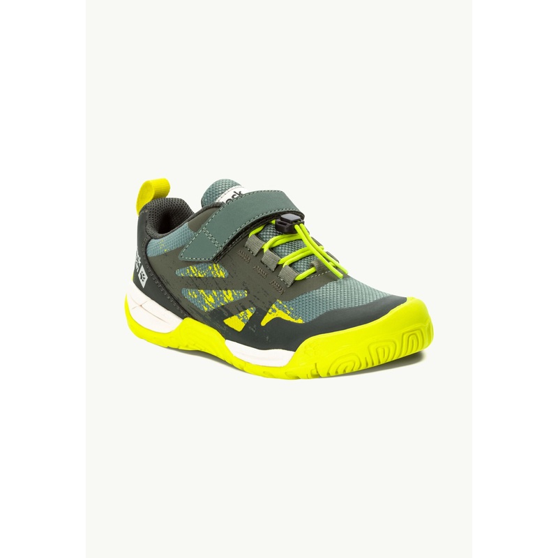 Jack Wolfskin Boy’s Green Wild Action Low K Sneakers |Jack Wolfskin in Lebanon