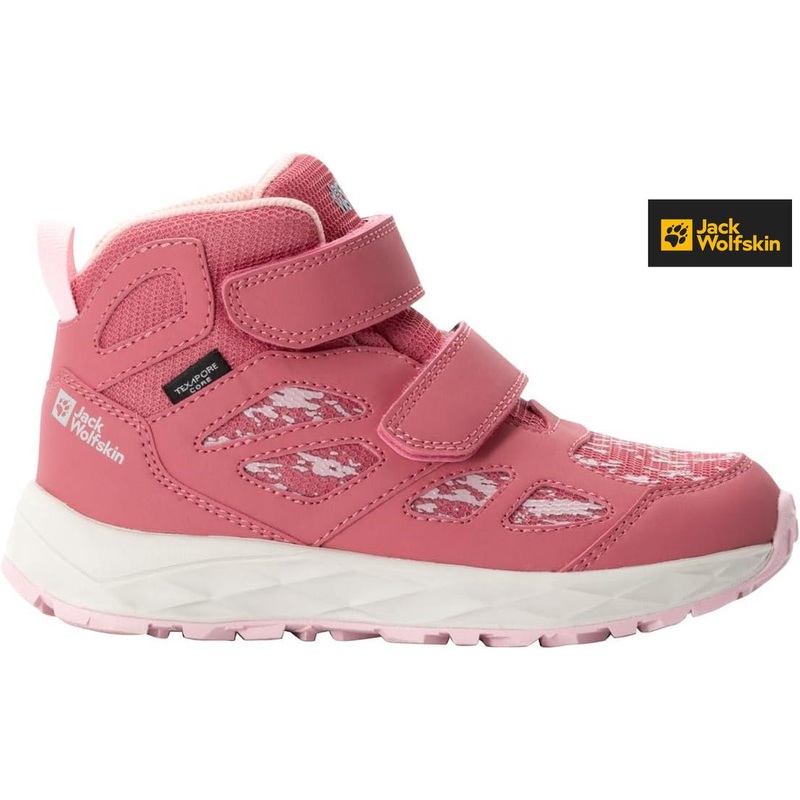 Jack Wolfskin Girl’s Pink Woodland 2 Texapore Mid VC K Sneakers |Jack Wolfskin in Lebanon