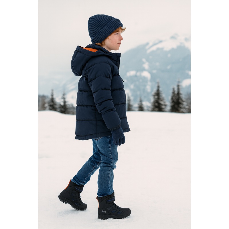Jack Wolfskin Kid’s Navy Trail Hiker Texapore Mid K Boots |Jack Wolfskin in Lebanon