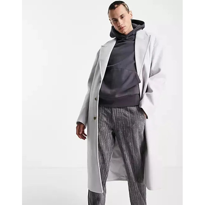 Asos Design Men’s Lilac Coat ANF1656