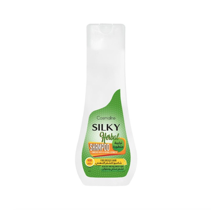 Cosmaline Silky Herbal Shampoo For Greasy Hair 500ml| Cosmaline In Lebanon