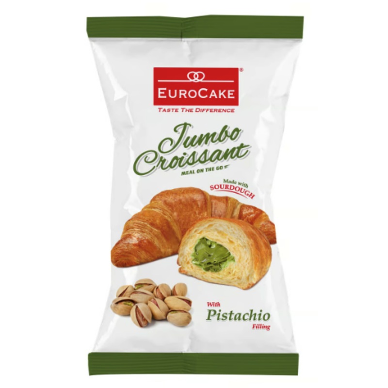 Eurocake Pistachio Jumbo Croissant 50g| Eurocake In Lebanon
