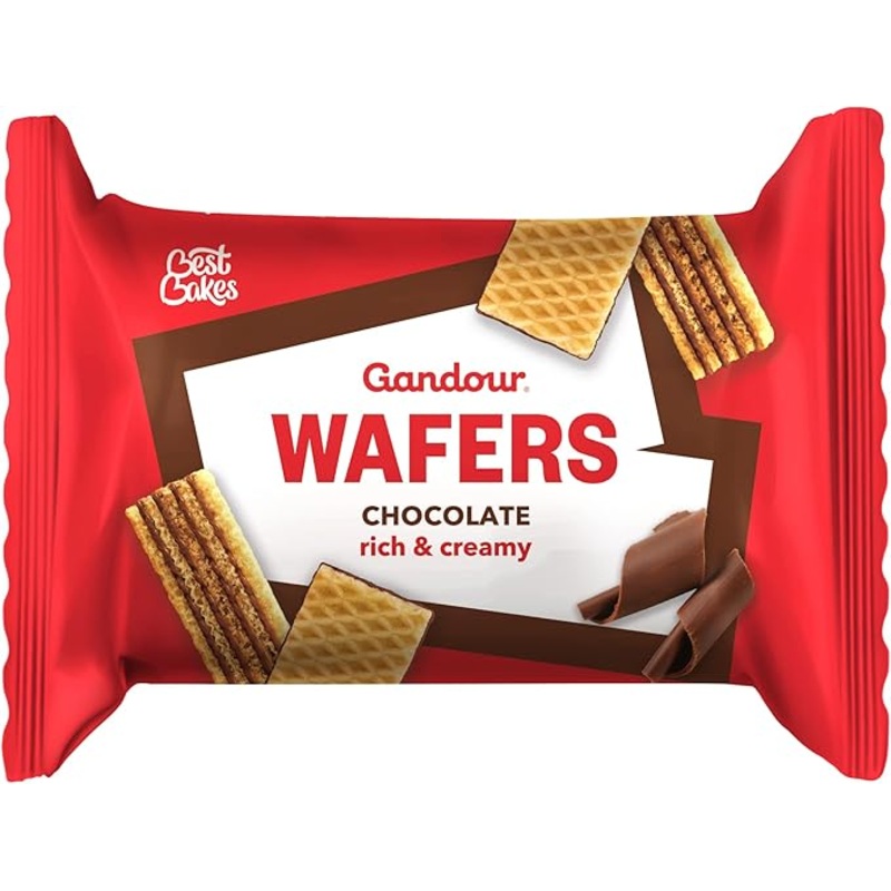 Gandour Wafers Chocolate Rich & Creamy Flavor 46g|Gandour In Lebanon