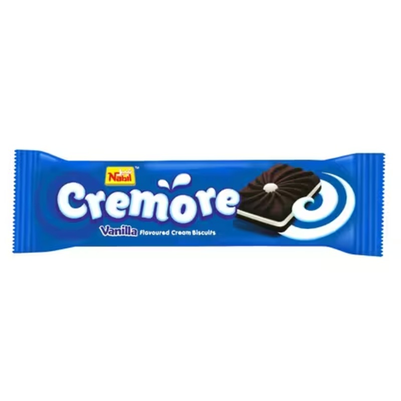 Nabil Cremore Vanilla Flavoured Cream Biscuits 82g | Nabil In Lebanon