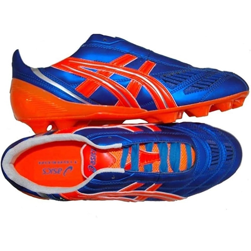 Asics Men’s Blue & Orange Tigreor IT Football Shoes| Asics in Lebanon