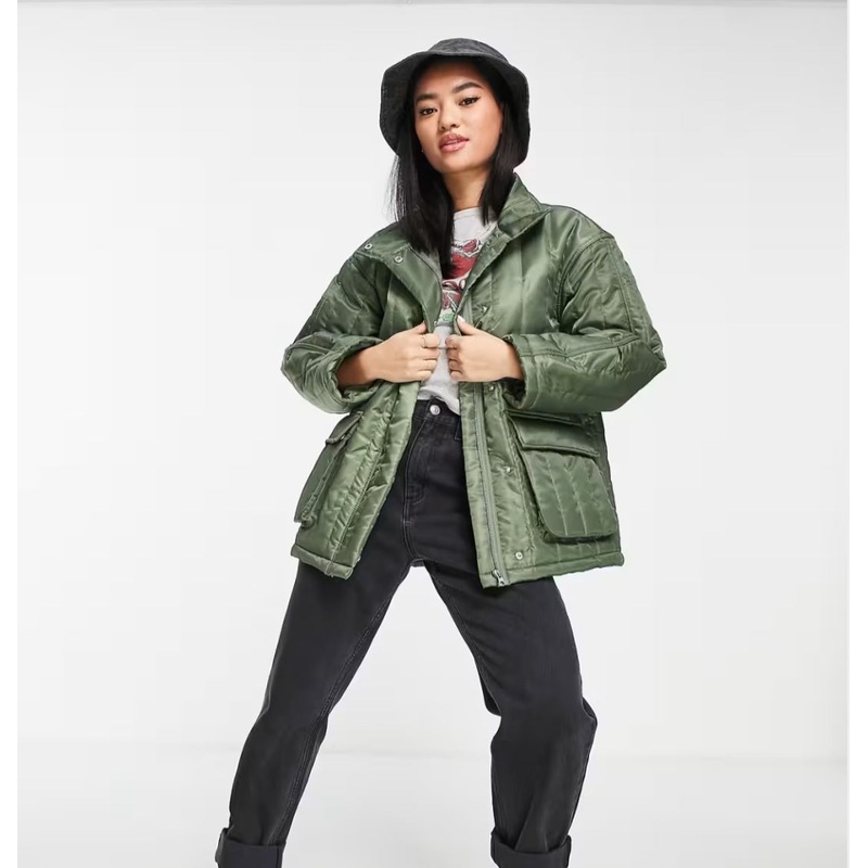 Asos Design Men’s Khaki Button Jacket |Asos Design in Lebanon
