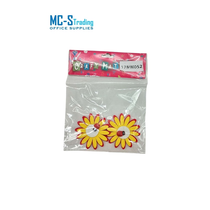 Craft Material 12|Colorful Flowers with Bee 17MM051|Flower with Bee 17MM052|Monster 17MM053|Blue Flowers 17MM054