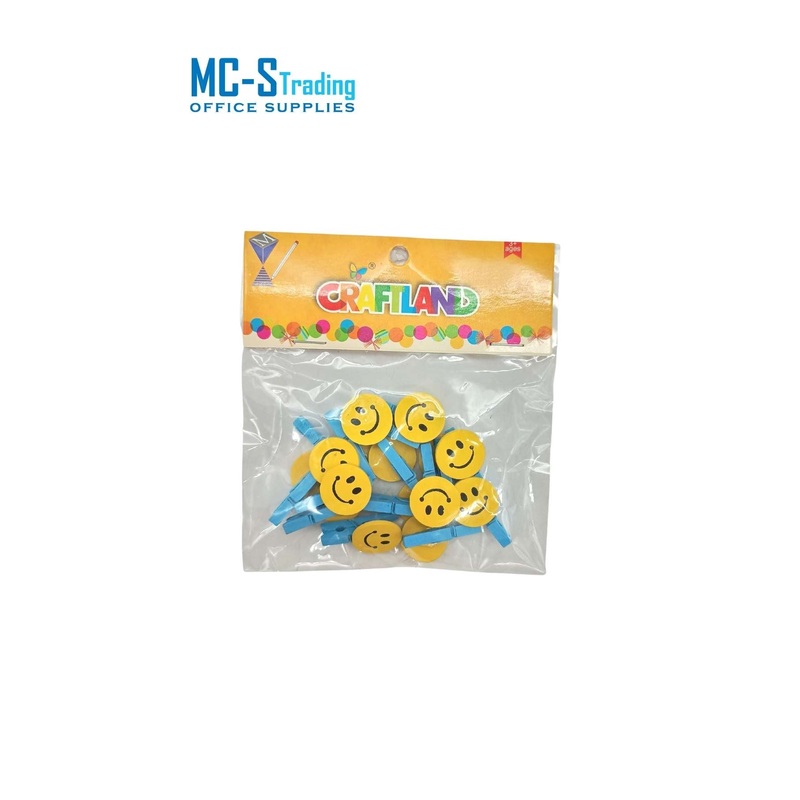 Craft Material Clips Smily 18AR033