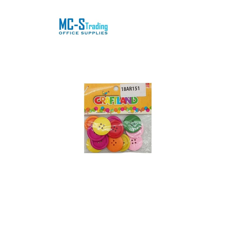 Craft Material Colored Buttons 18AR151