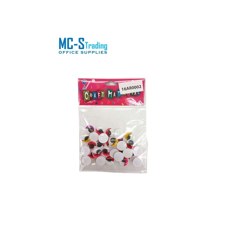 Craft Material Plastic Eye Without Glue Colorful 16AR0002