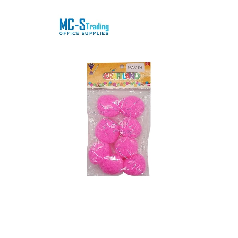 Craft Material Pom 1234568461|Pink 16AR194|Green 16AR208|Blue 16AR210|Yellow 16AR209