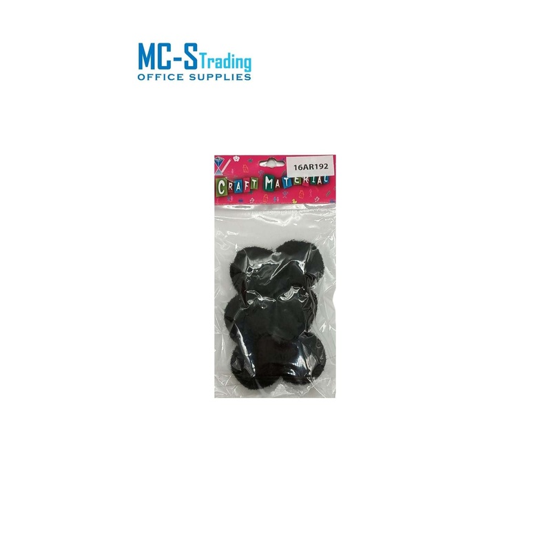 Craft Material Pom 16AR192 Black