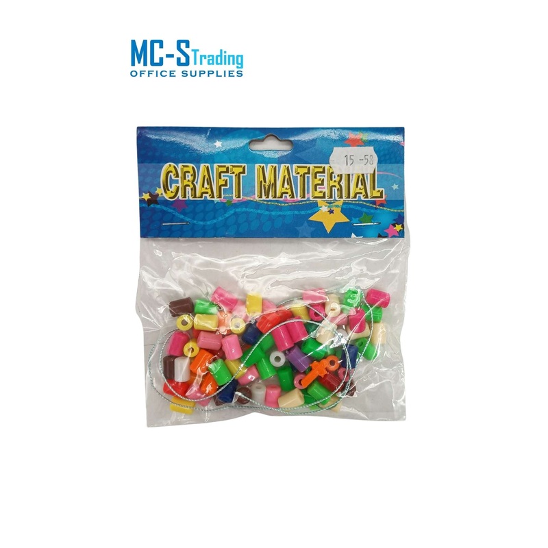 Craft Materials With String|Bracelet 15AR58|Stars 15AR59|Hearts 15AR103|Flowers 15AR104|Roll Beads 15AR105