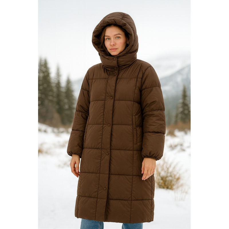 Leger Women’s Brown Coat |Le Ger in Lebanon