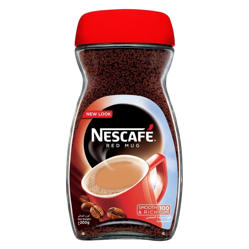 Nescafe Red Mug Smooth And Rich Instant Coffee 190GR| Nescafe In Lebanon