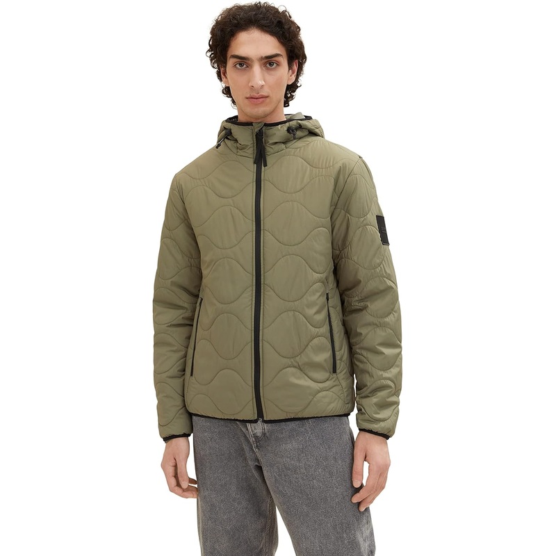 Tom Tailor Men’s Khaki Zippered Jacket |Tom Tailor in Lebanon