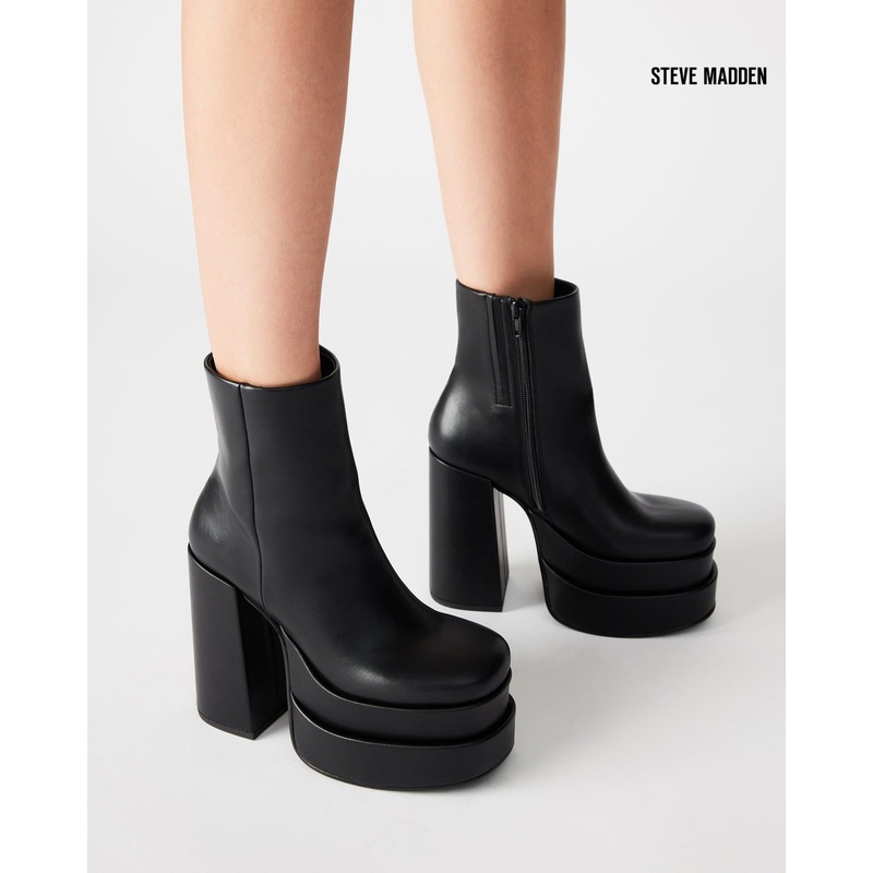 Steve Madden Women’s Black Cobra Heeled Boots |Steve Madden in Lebanon