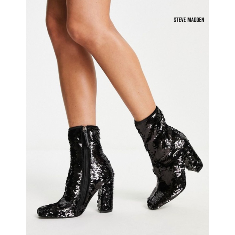 Steve Madden Women’s Black Fulton-S Heeled Boots |Steve Madden in Lebanon
