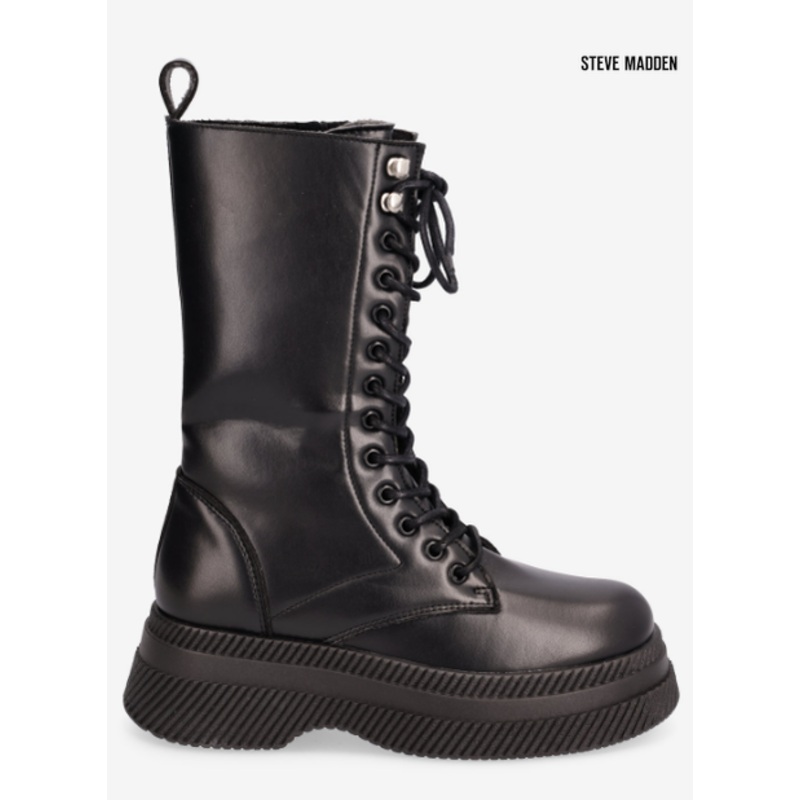 Steve Madden Women’s Black Giulia Leather Ankle Boots |Steve Madden in Lebanon