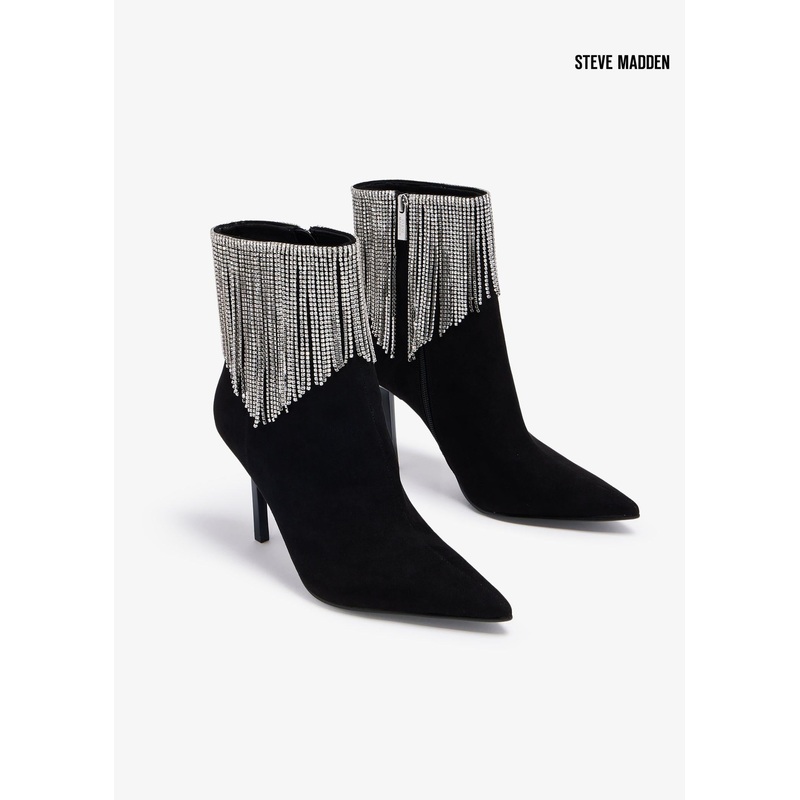 Steve Madden Women’s Black Influx Heeled Boots |Steve Madden in Lebanon