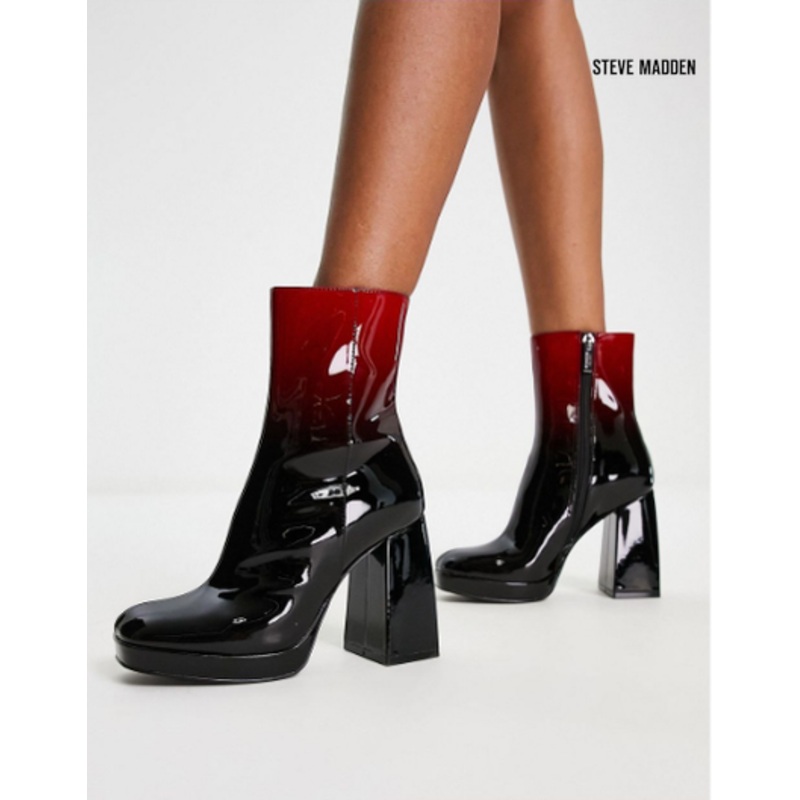 Steve Madden Women’s Black Level Up Ombre Patent Boots |Steve Madden in Lebanon