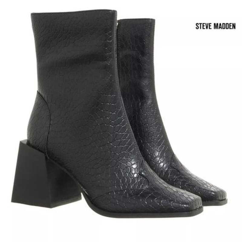 Steve Madden Women’s Black Lizard Duchess Ankle Boots |Steve Madden in Lebanon