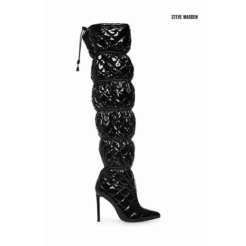 Steve Madden Women’s Black Silhouette Knee Heeled Boots |Steve Madden in Lebanon