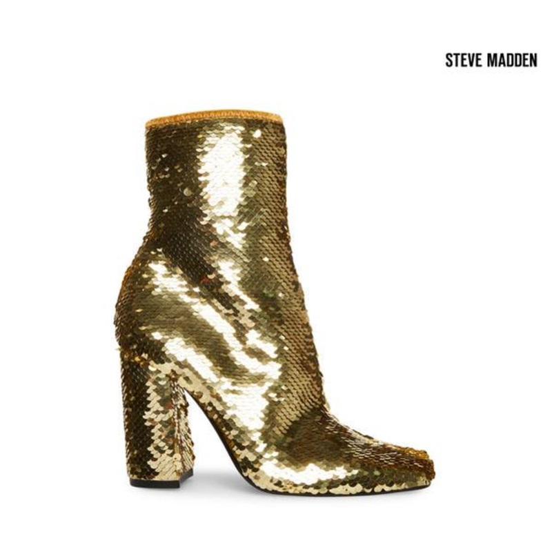 Steve Madden Women’s Gold Fulton-S Sequins Boots |Steve Madden in Lebanon