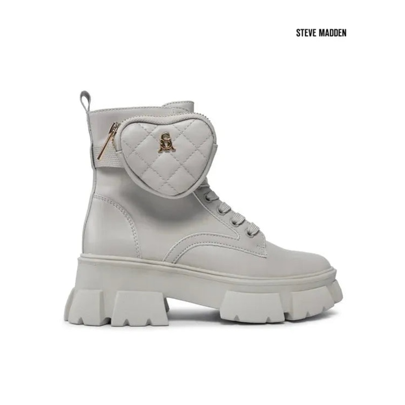 Steve Madden Women’s Off-White Tanker-H Ankle Boots |Steve Madden in Lebanon