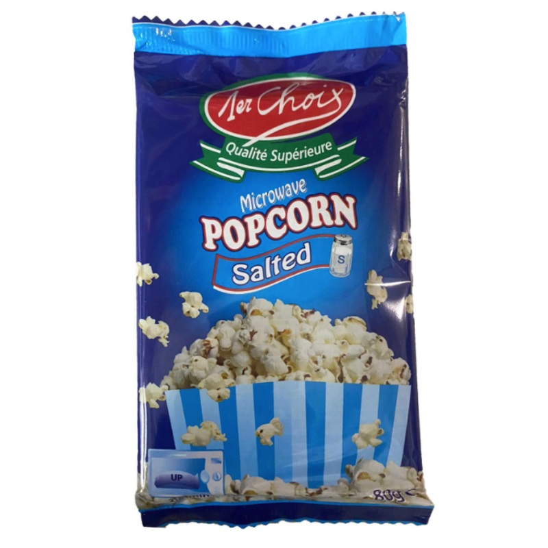 1er Choix Microwave Popcorn Salted Flavour 80g  |1er Choix  In Lebanon