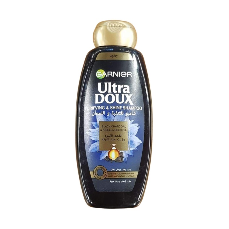 Garnier Ultra Doux Black Charcoal And Nigella Oil Shampoo 400ml | Garnier In Lebanon