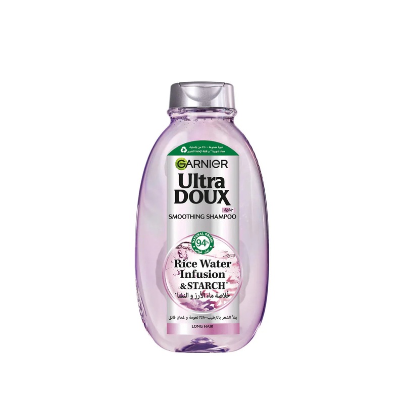 Garnier Ultra Doux Rice Water Infusion & Starch Shampoo 600ml | Garnier In Lebanon