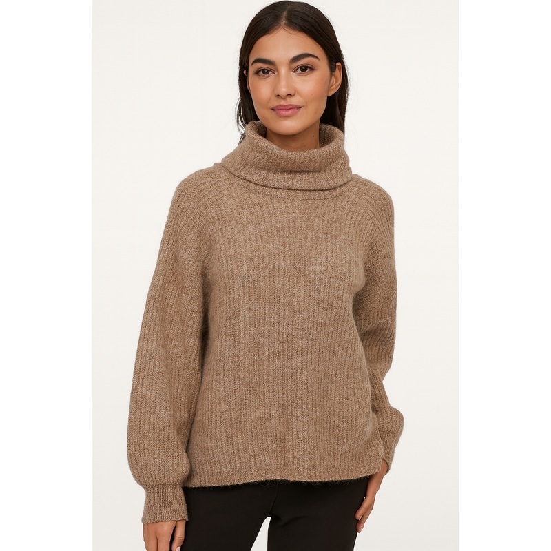 LeGer Women’s Beige Long-Sleeve Sweatshirt |LeGer in Lebanon