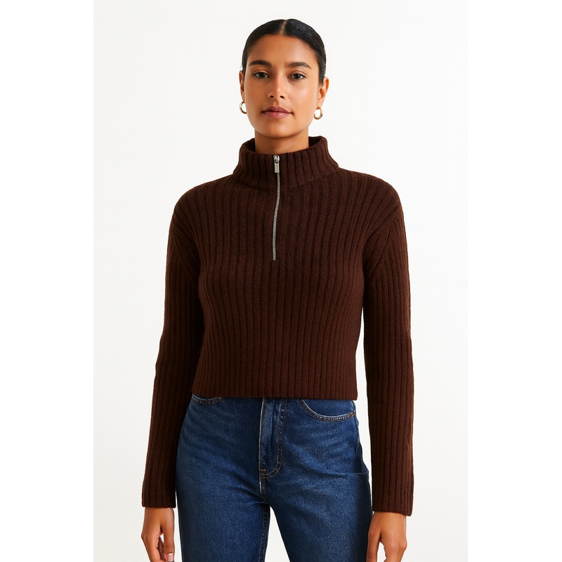 LeGer Women’s Burgundy Zippered Sweatshirt | LeGer in Lebanon