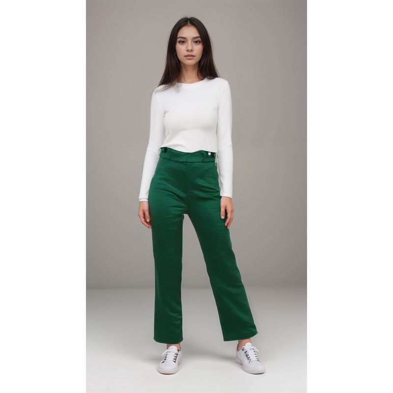 LeGer Women’s Green Terry Pants | LeGer in Lebanon