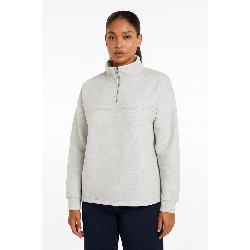 LeGer Women’s Grey Oversized Sweatshirt | LeGer in Lebanon