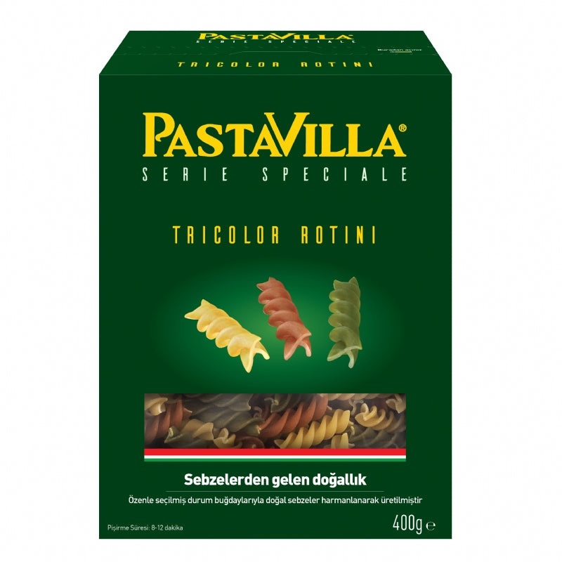 PastaVilla Serie Speciale 3colors Fusilli 400g